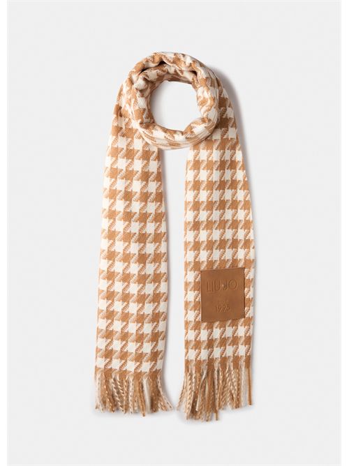 Stola pied de poule LIU JO | 2F5041T0300/M9763